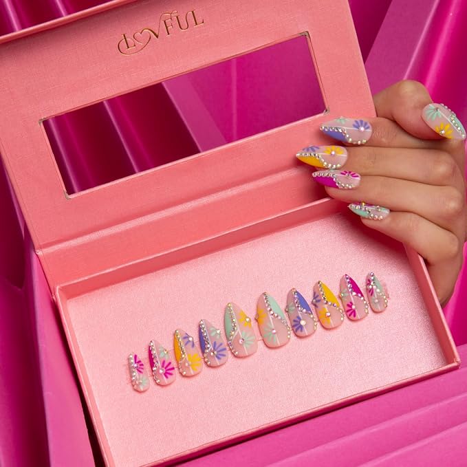 Wild Blooming French Tip