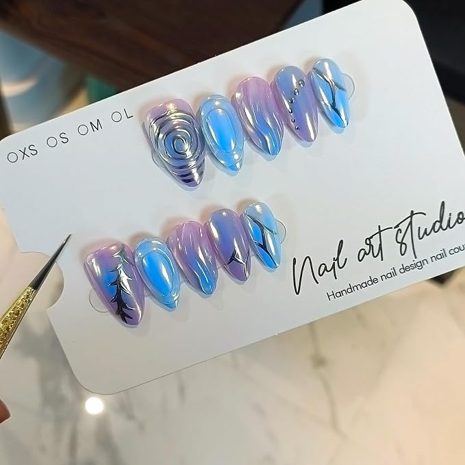 Blue and Purple