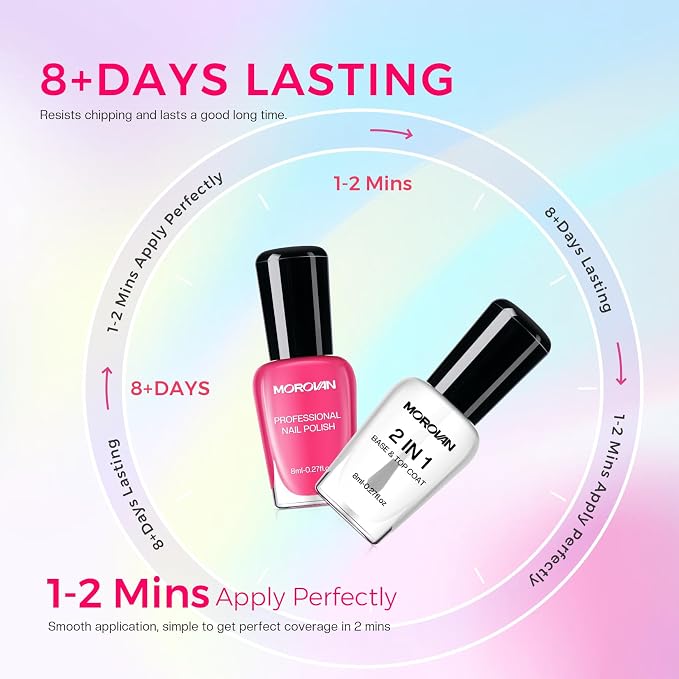 30pcs nail polish set 0.27fl.oz