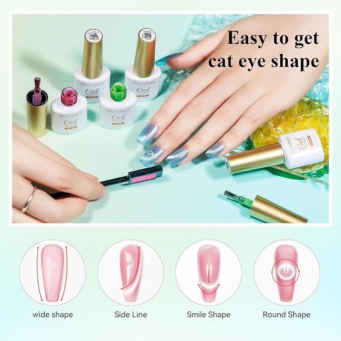 10 Colors-Moonlight Cat Eye Gel