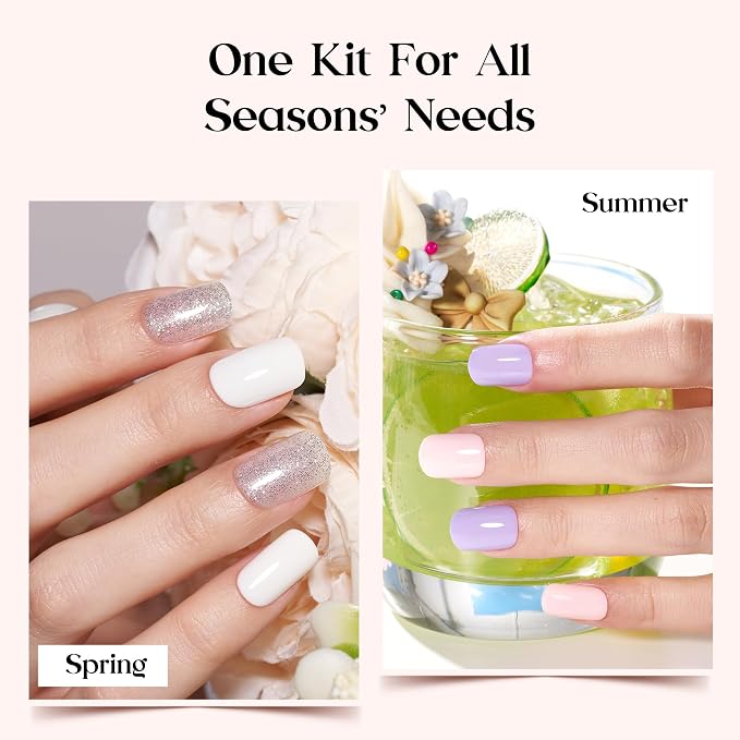 I - Nail Kit | Short Square | Bubble Pop 720PCS