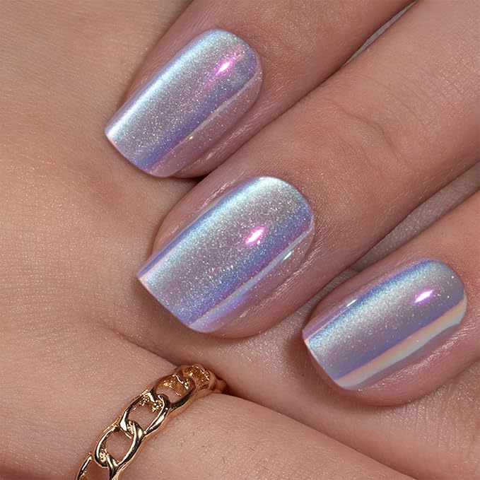 chrome cat eye nails