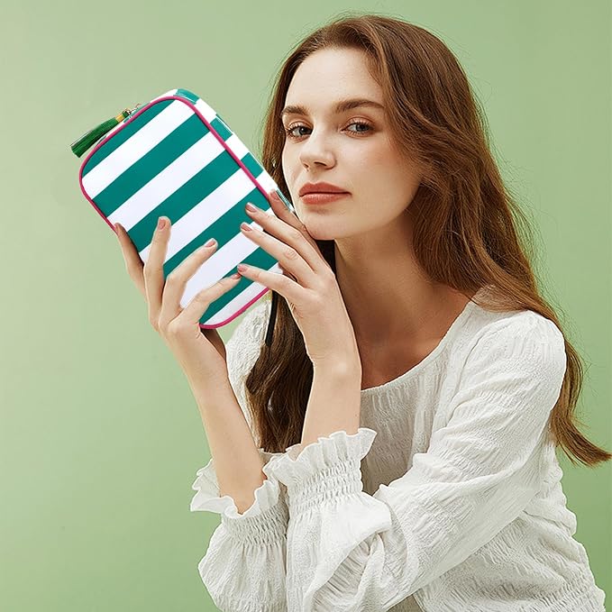 White with Green