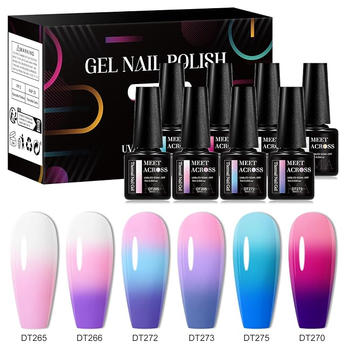 8Pcs Color Changing Gel