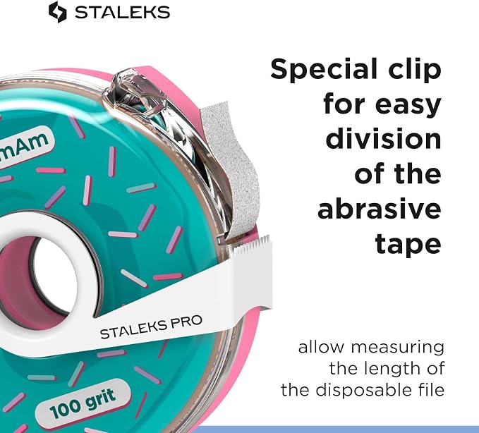 Glueless Abrasive Tape (Papmam) in Plastic Case, 100 Grit