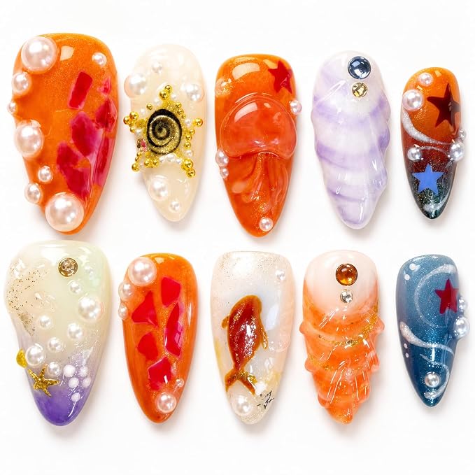Mermaid Ocean Medium Almond