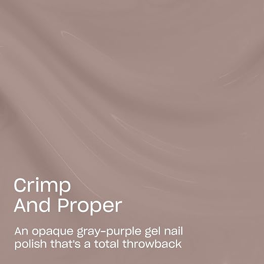 Crimp and Proper | Opaque Cool Neutral Purple