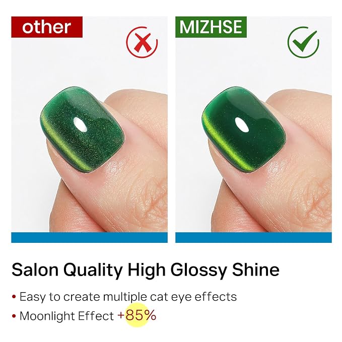 6 Colors Colorful Cat Eye Gel