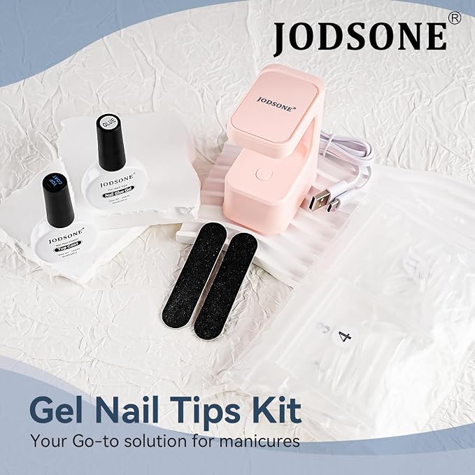 Lamp Clear Nail Tips-Short Water drop-1