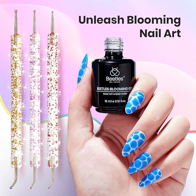 1-Versatile Nail Art Brushes | 31pcs & blooming gel