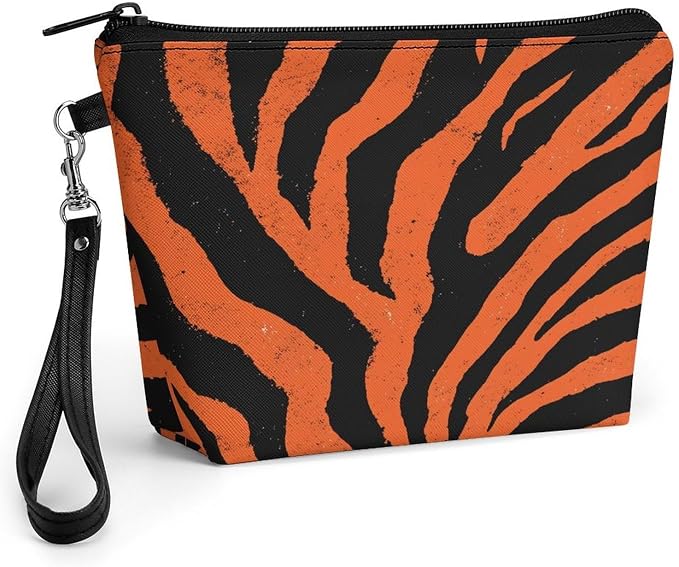 Orange Tiger Stripe Pattern