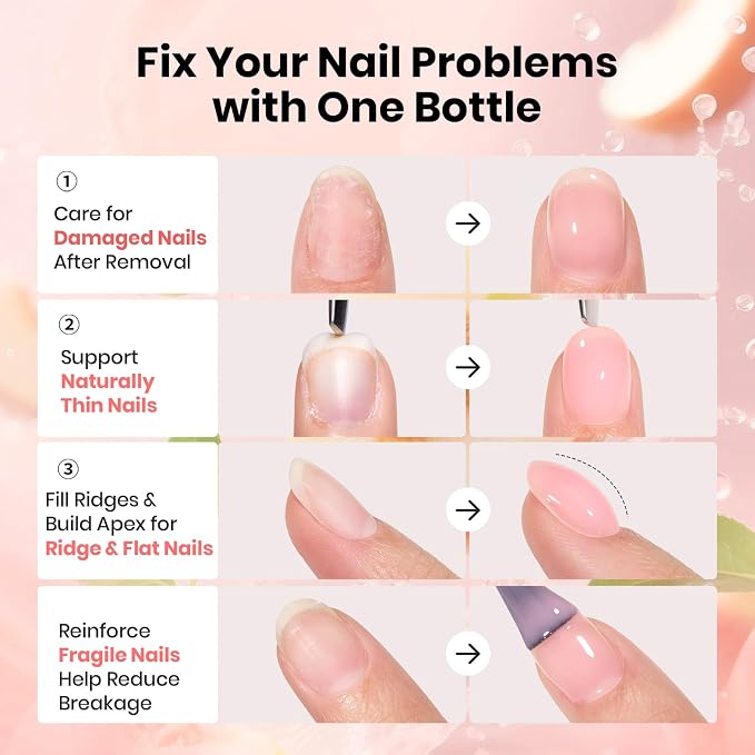 Nude Pink Rubber Base Gel