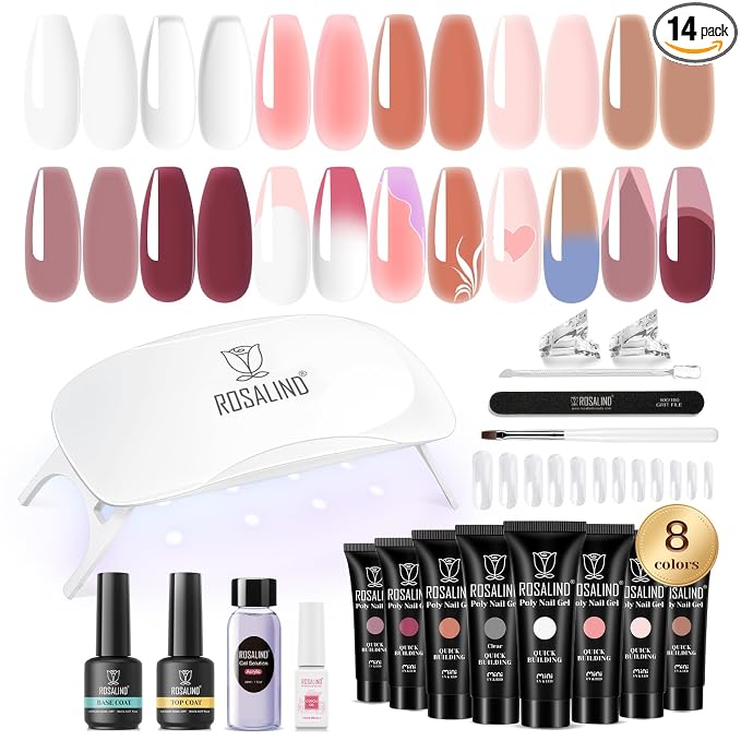 8 Colors Nude Poly Kit 01