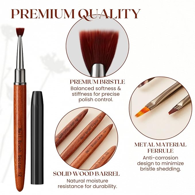 Fan-Shaped Nail Brush