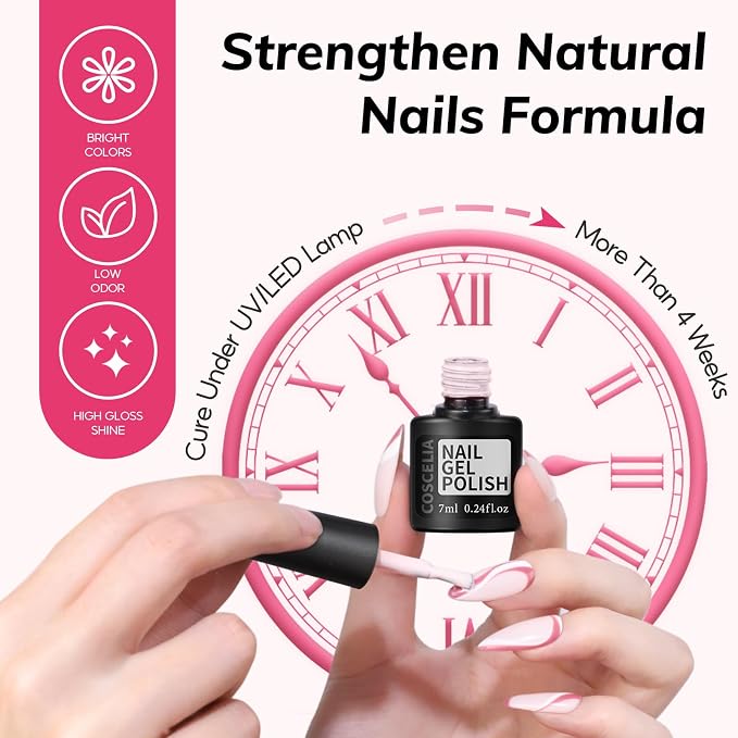 60 Bottles Gel Nail Polish Kit