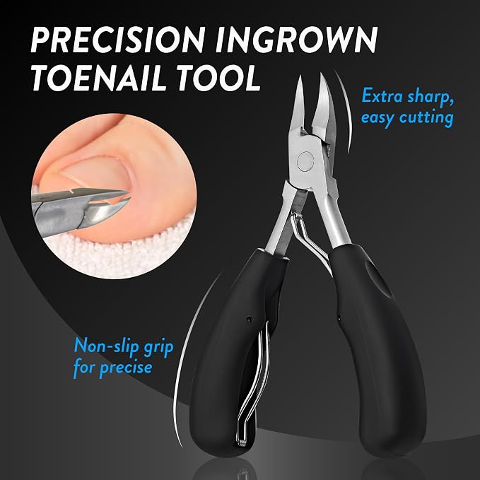 7 Pcs Set (Angled Clippers + Large Toenail Clipper)