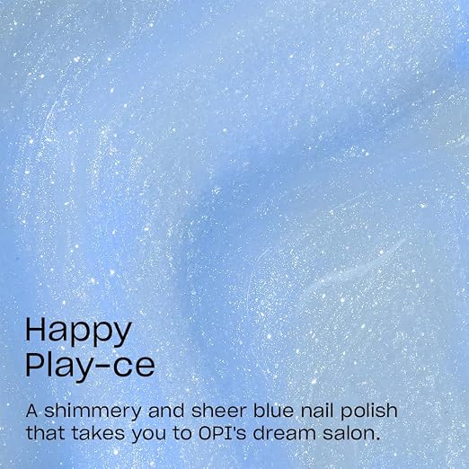 Happy Play-ce | Sheer Pastel Blue Shimmer