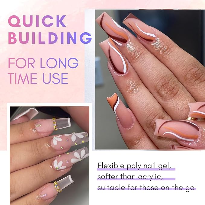 2 Colors Clear and Nude