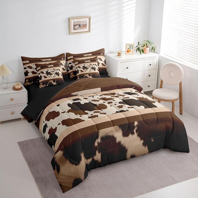 Brown, White, Black, Beige