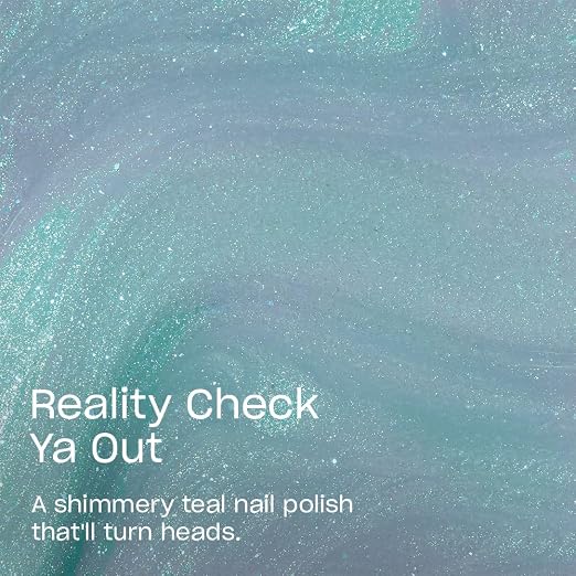 Reality Check Ya Out | Sheer Pastel Green Shimmer