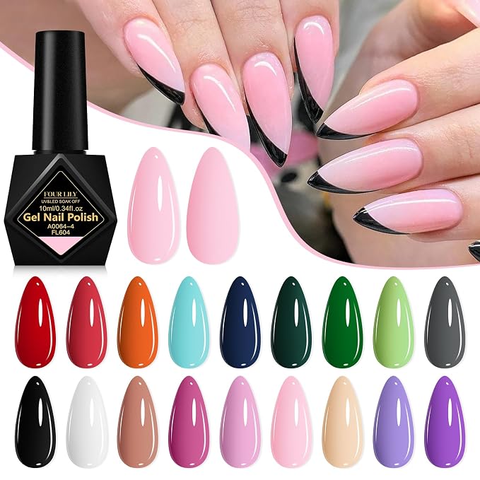 18 PCS Gel Nail Polish - 01