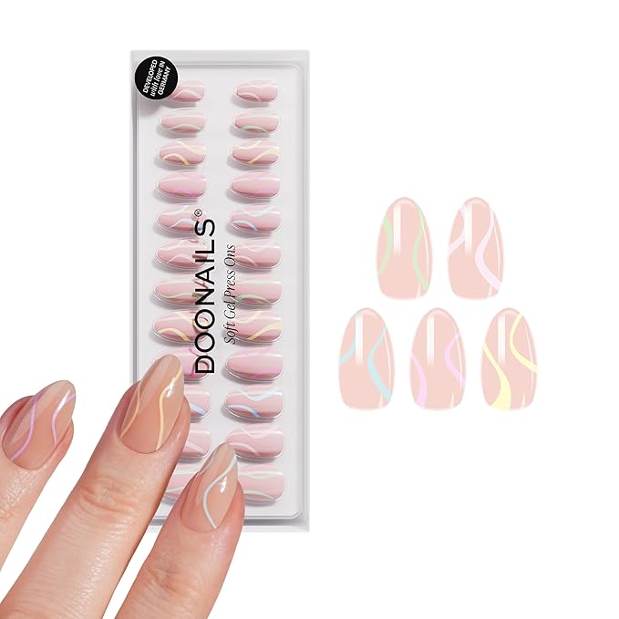Pastel Swirl Short Almond