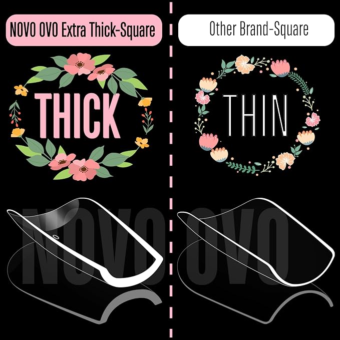 Medium Square Extra Thick