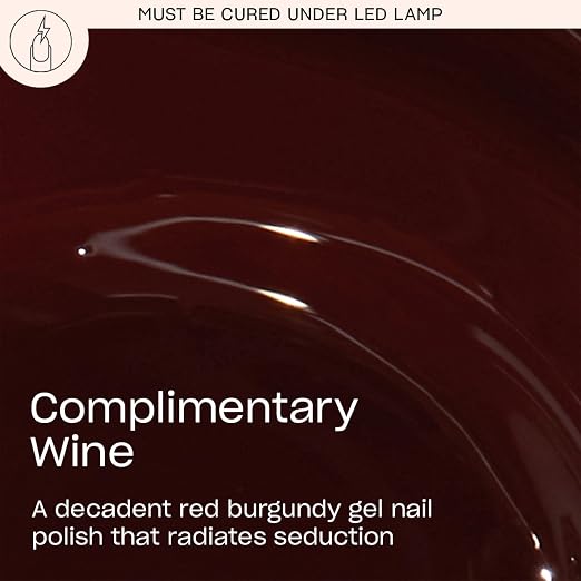 Complimentary Wine | Opaque Dark Burgundy Purple Red