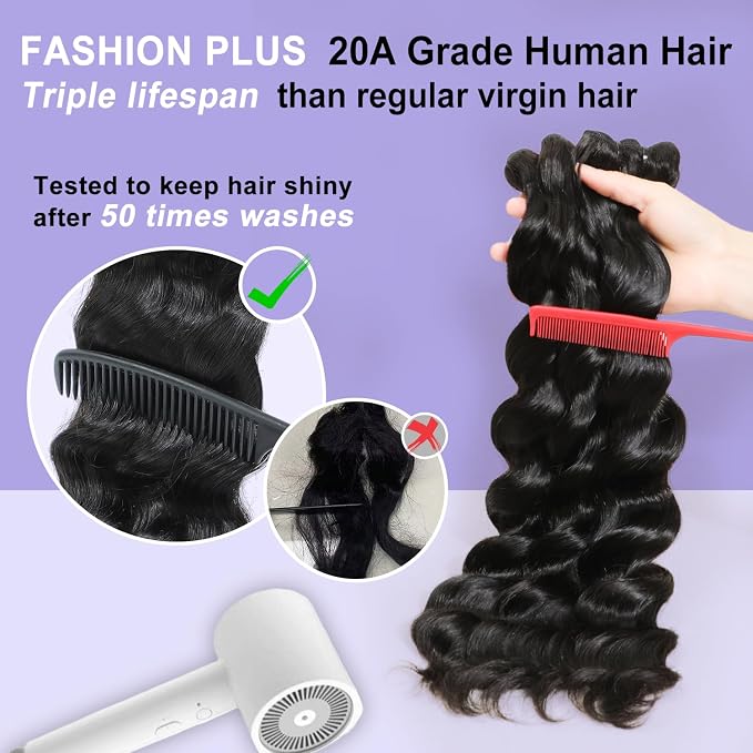 Loose Deep Wave Bundles Natural Color