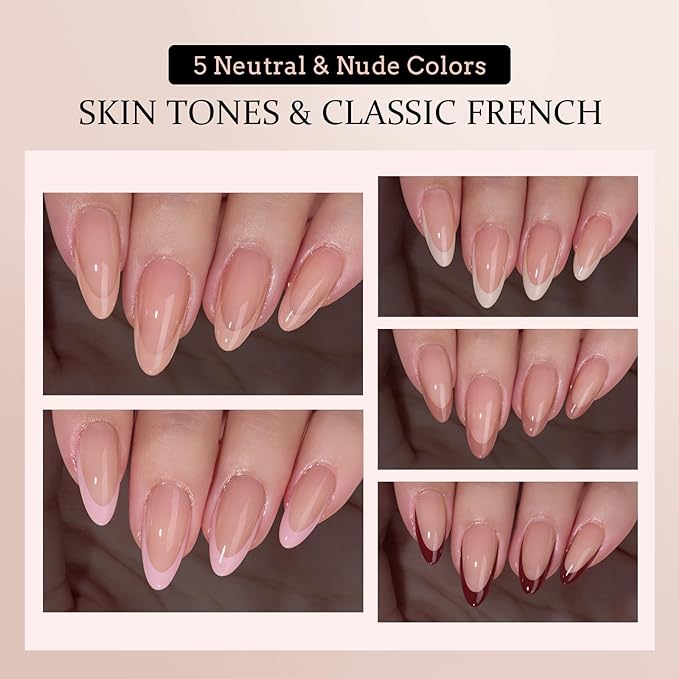 02 M - Almond Skin Tones French in Peach Base