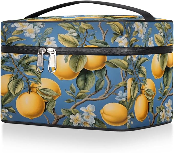 Retro Lemons Flowers