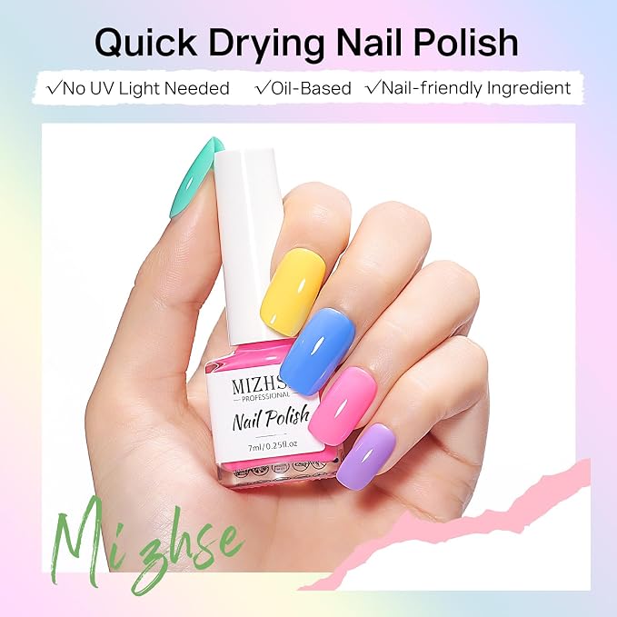 0-0-Neon Nail Polish