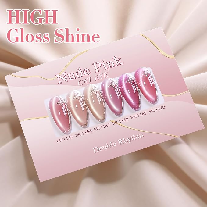 Glass Nude Pink Purple Rose
