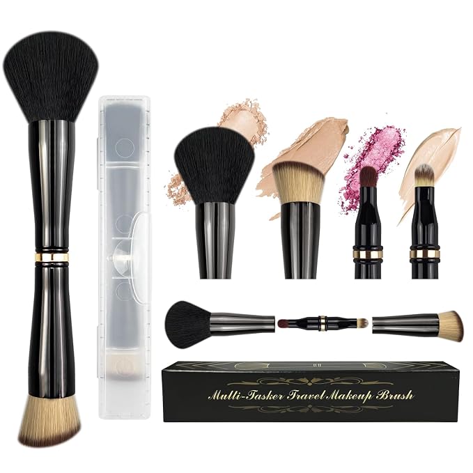 4 in 1 makeup brush-Black