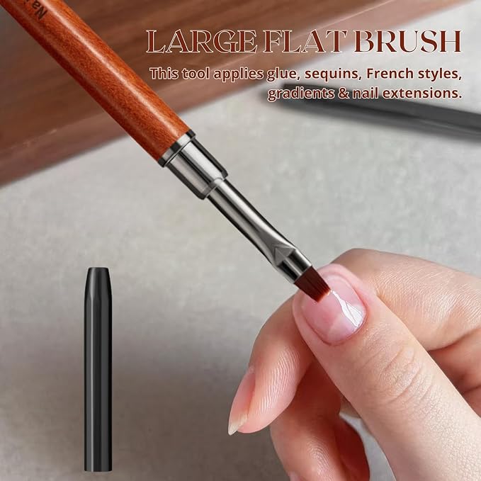 Flat Head French Brush