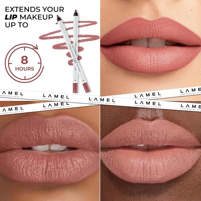 Pack of 5: Nude Pink, Nude, Red, Mauve, Spicy Nude