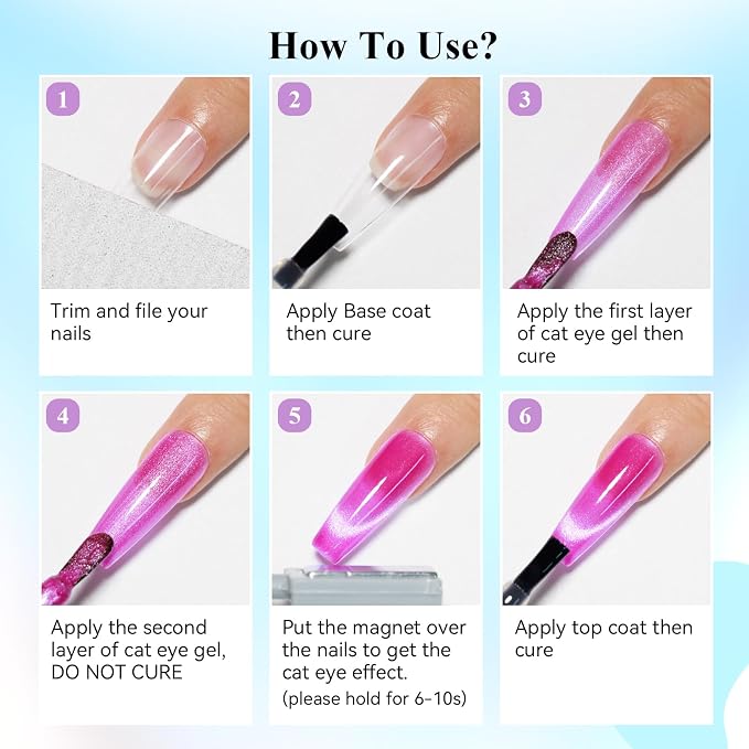 10 Colors-Neon Cat Eye Gel