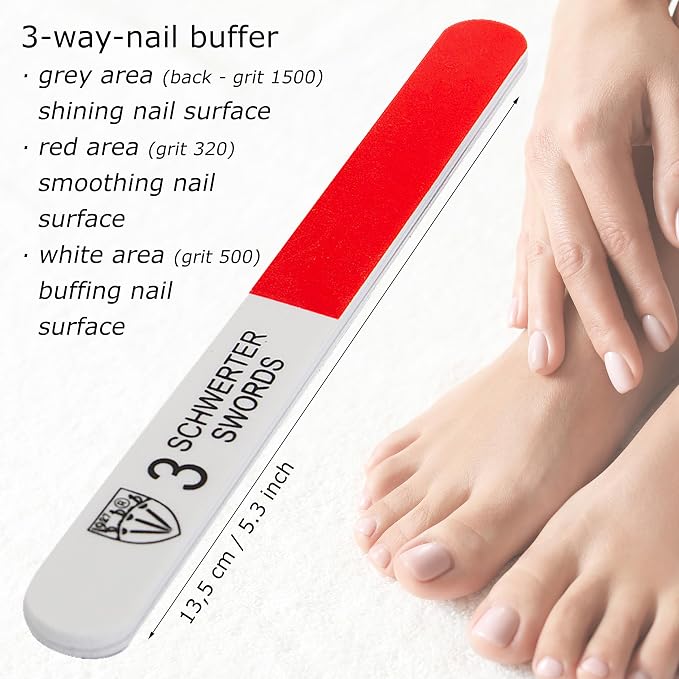 10 Nail Files / 1 Buffer