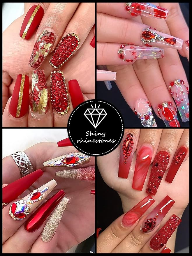 Red Rhinestones