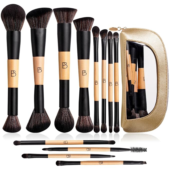 12 PCS Bamboo Matte Black