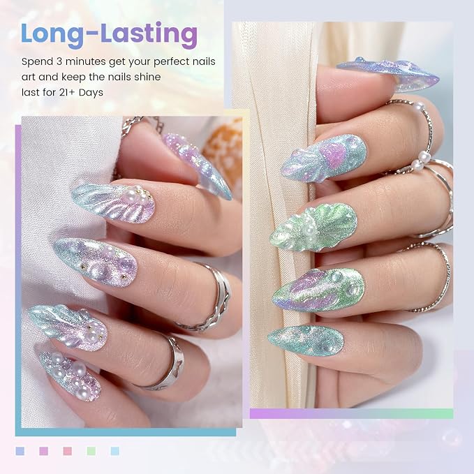 Mermaid Glitter Cat Eye Set