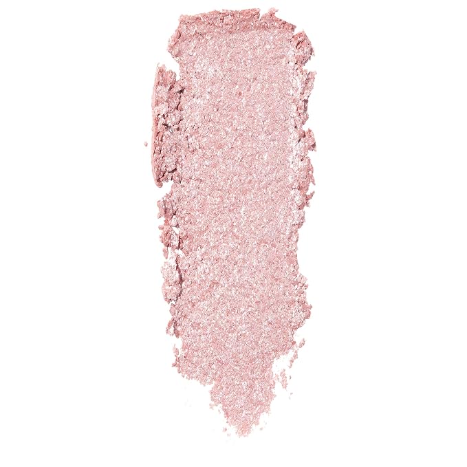 Frog - icy silvery baby pink with rainbow sparkles