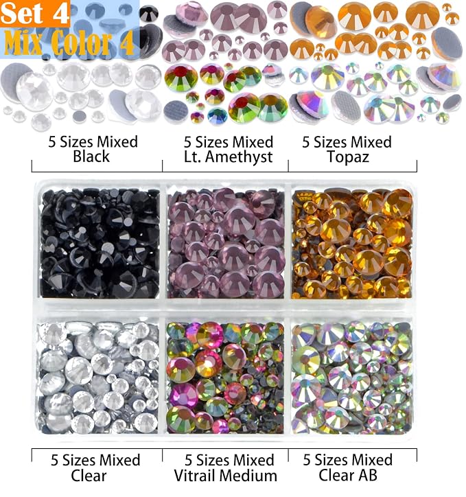 24 Colors and 5 Sizes Each Color