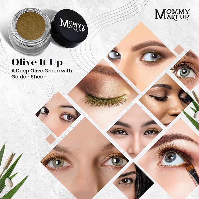 Olive It Up - A deep olive green with golden sheen