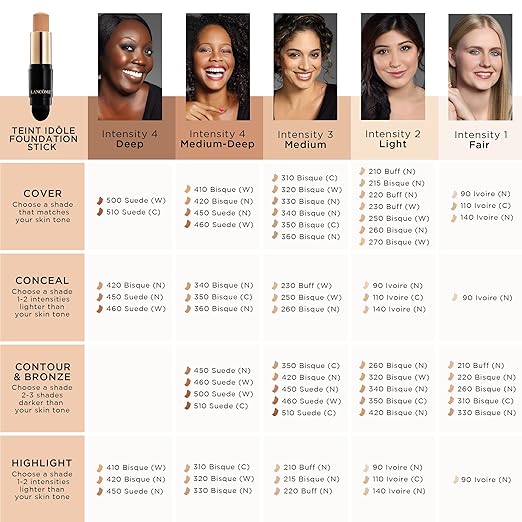 210 Buff N: light skin with neutral undertones
