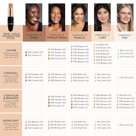 250 Bisque W: light-medium skin with warm undertones