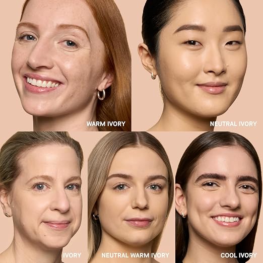 10 Cool Ivory (Very light beige with a balance of pink and yellow undertones; for very light skin)