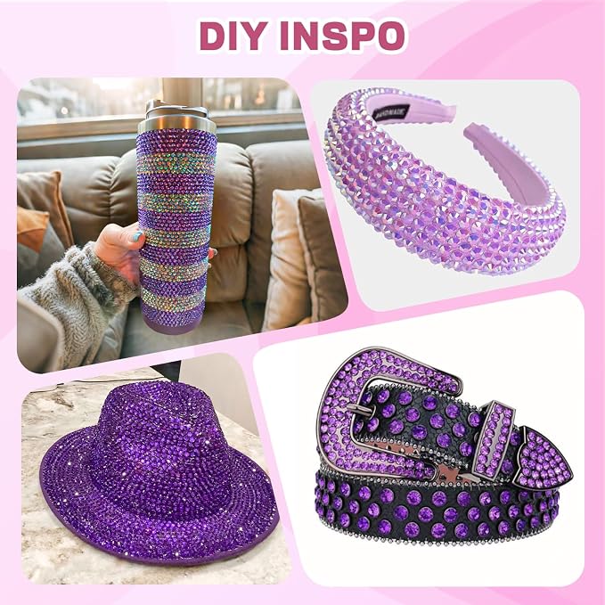 Purple Rhinestones Series