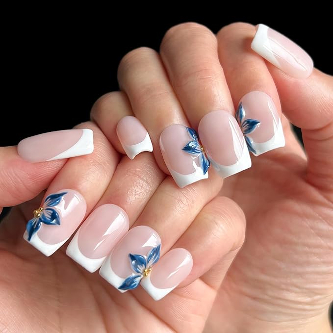 Short Square Flower-3
