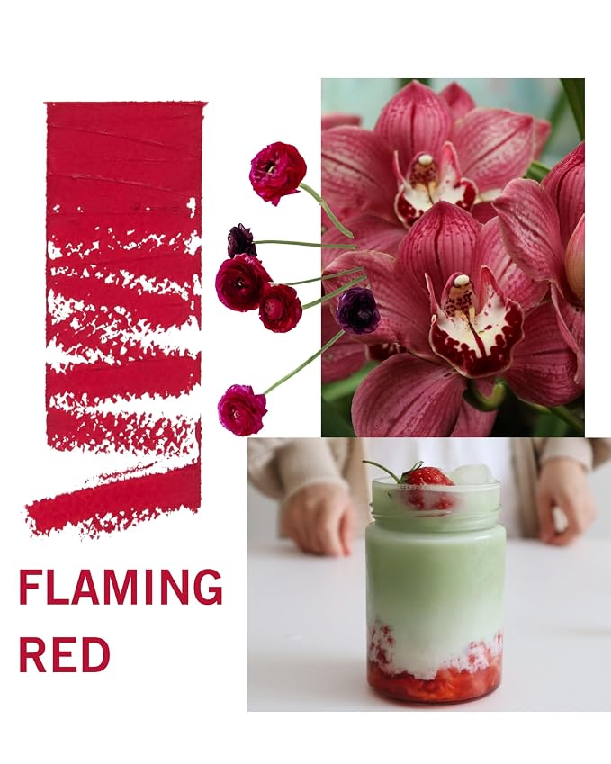 FLAMING RED